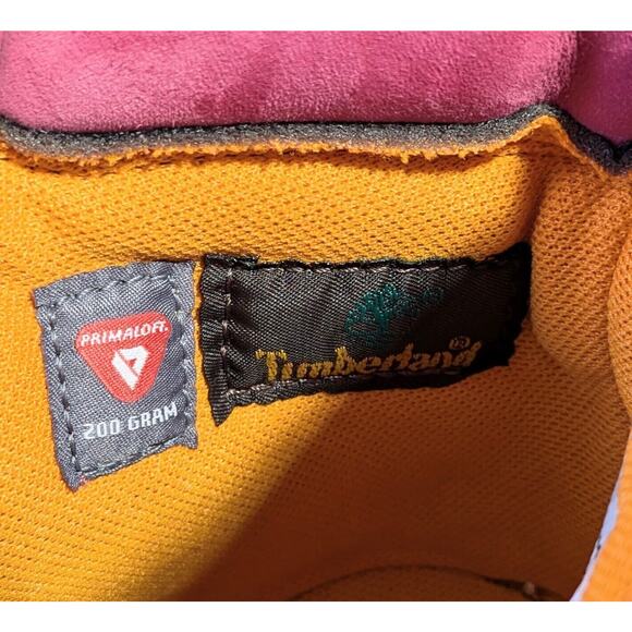 NEW Timberland 50th ANNIVERSARY EDITION Girls Size 3 Dark Pink Boots - Picture 9 of 10